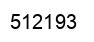 Number 512193 black image