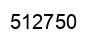 Number 512750 black image