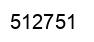 Number 512751 black image