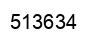 Number 513634 black image