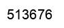Número 513676 imagen negro