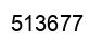 Número 513677 imagen negro