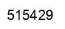 Number 515429 black image