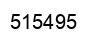 Number 515495 black image