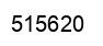 Number 515620 black image