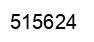 Number 515624 black image