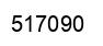 Number 517090 black image
