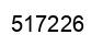 Number 517226 black image