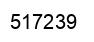 Number 517239 black image