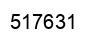 Number 517631 black image