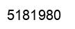 Number 5181980 black image