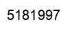Number 5181997 black image