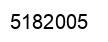 Number 5182005 black image