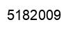 Number 5182009 black image