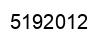 Number 5192012 black image