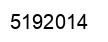 Number 5192014 black image
