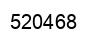 Number 520468 black image