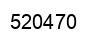 Number 520470 black image