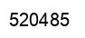 Número 520485 imagen negro