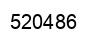 Number 520486 black image