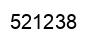 Number 521238 black image