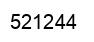 Number 521244 black image