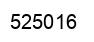 Number 525016 black image
