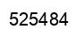 Number 525484 black image