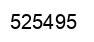 Número 525495 imagen negro