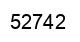 Number 52742 black image