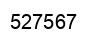 Number 527567 black image