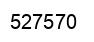 Number 527570 black image