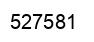 Number 527581 black image