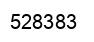 Number 528383 black image