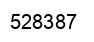 Number 528387 black image