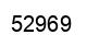 Number 52969 black image