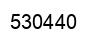 Number 530440 black image