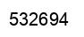 Number 532694 black image