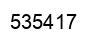 Number 535417 black image