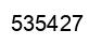 Number 535427 black image