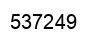 Number 537249 black image