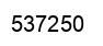 Number 537250 black image