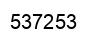 Number 537253 black image