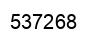 Number 537268 black image