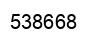 Number 538668 black image
