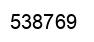 Número 538769 imagen negro