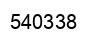 Number 540338 black image