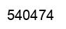 Number 540474 black image