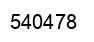 Number 540478 black image