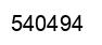 Number 540494 black image